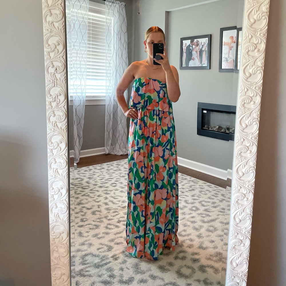 Floral maxi dress nwt